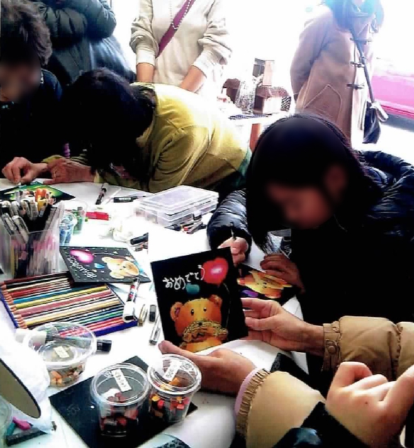 お絵かき教室のイベント風景07