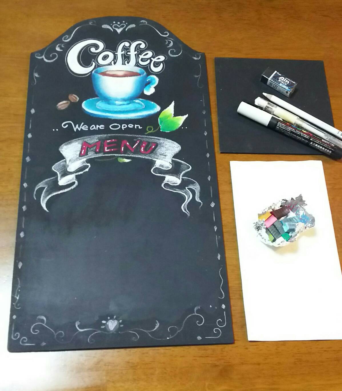 黒板デザインPOP講座の作品例01